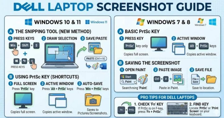 How to Screenshot on Dell Laptop