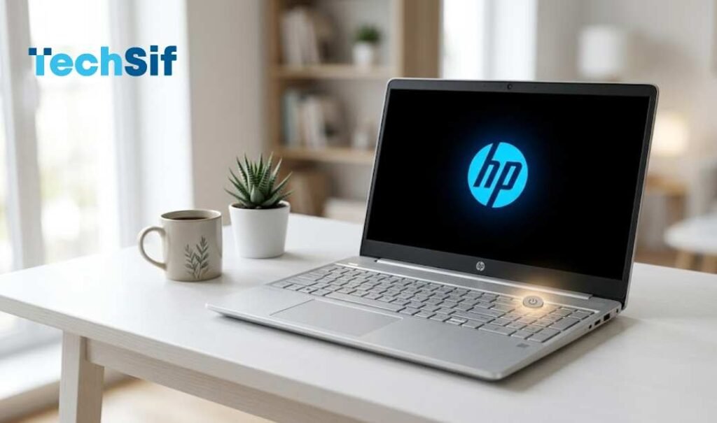 how to switch on hp pavilion laptop