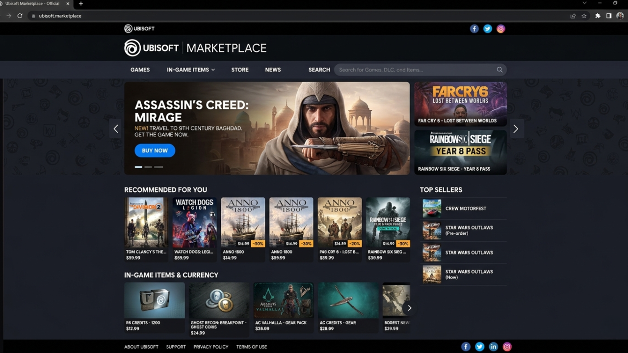 Ubisoft Marketplace: Complete Guide to Ubisoft’s Digital Trading Platform